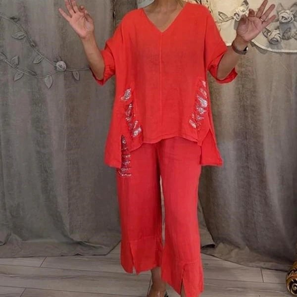 Lyme | Zweiteiliges Set mit V-Ausschnitt