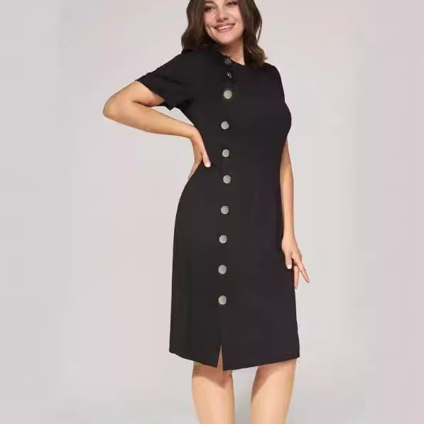 Rachel | Elegantes Kleid mit Rundhalsausschnitt