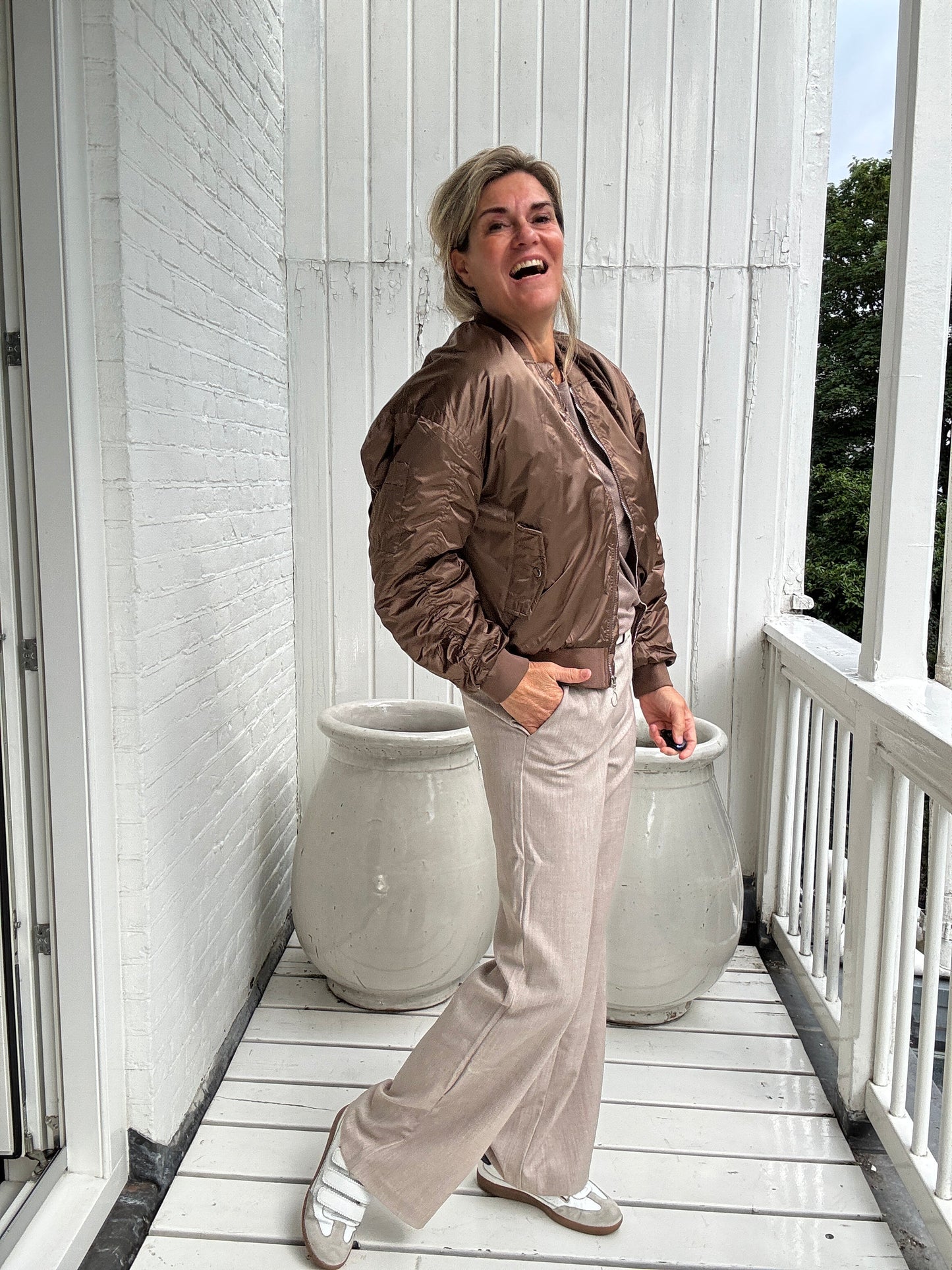 Demi | Modische Damenjacke im Bomberstil, vielseitig & chic