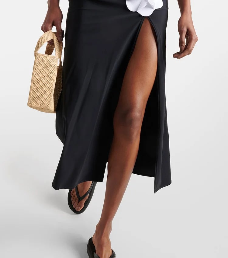 Annabelle | Badeanzug-Set mit einer Schulter und trägerlosem Wickelrock