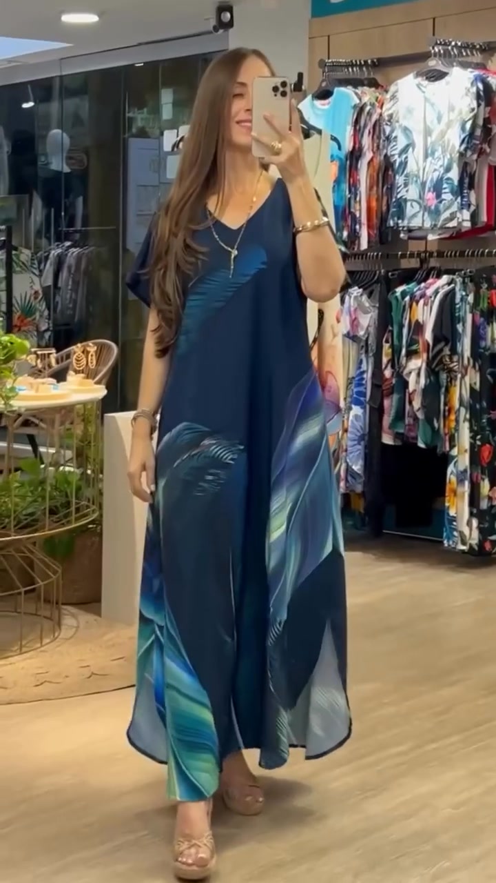 Mire | Freizeitkleid mit V-Ausschnitt