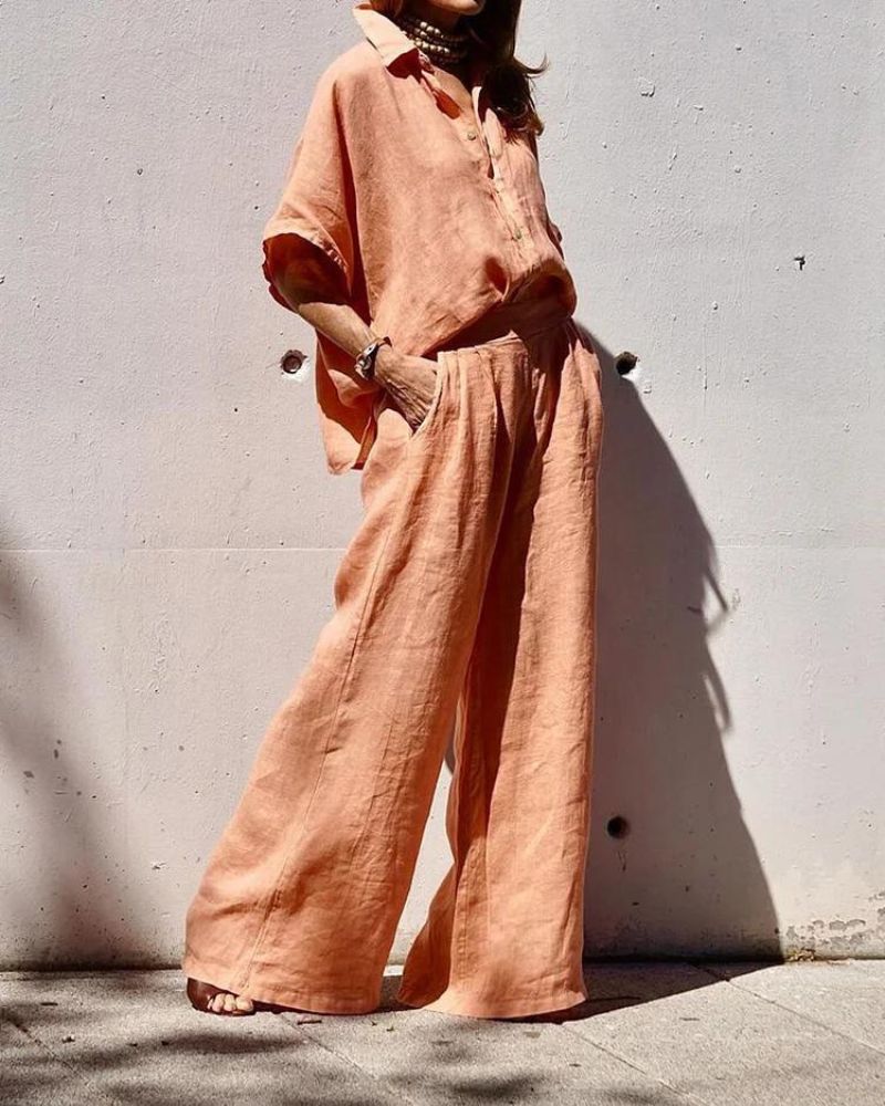 Melanie | Lässiger Chic 2-teiliges Set für Damen