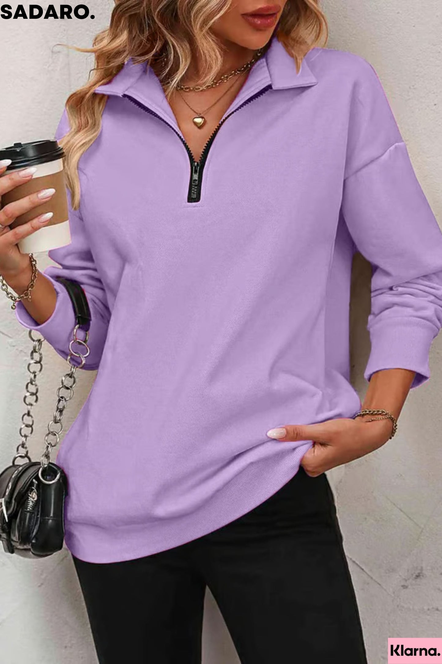 Hanna | Sweatshirt mit Reißverschluss