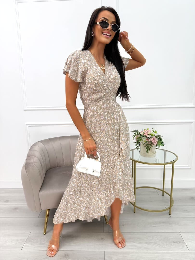 Kaya | stilvolles asymmetrisches Kleid für Damen