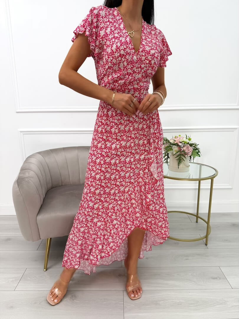 Kaya | stilvolles asymmetrisches Kleid für Damen