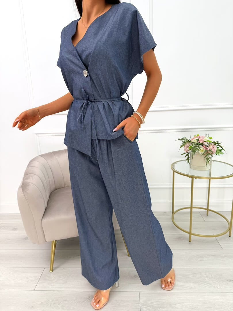 Aleia | bequemer Blusen- und Hosen-Satz für entspannte Tage