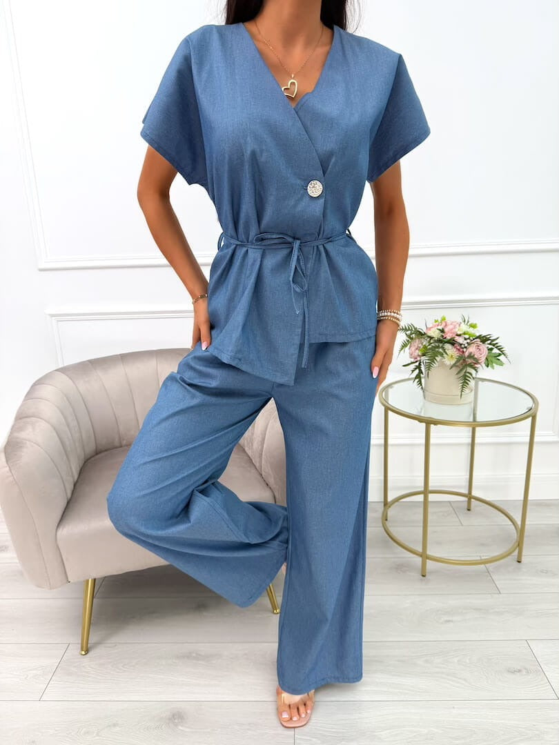 Aleia | bequemer Blusen- und Hosen-Satz für entspannte Tage