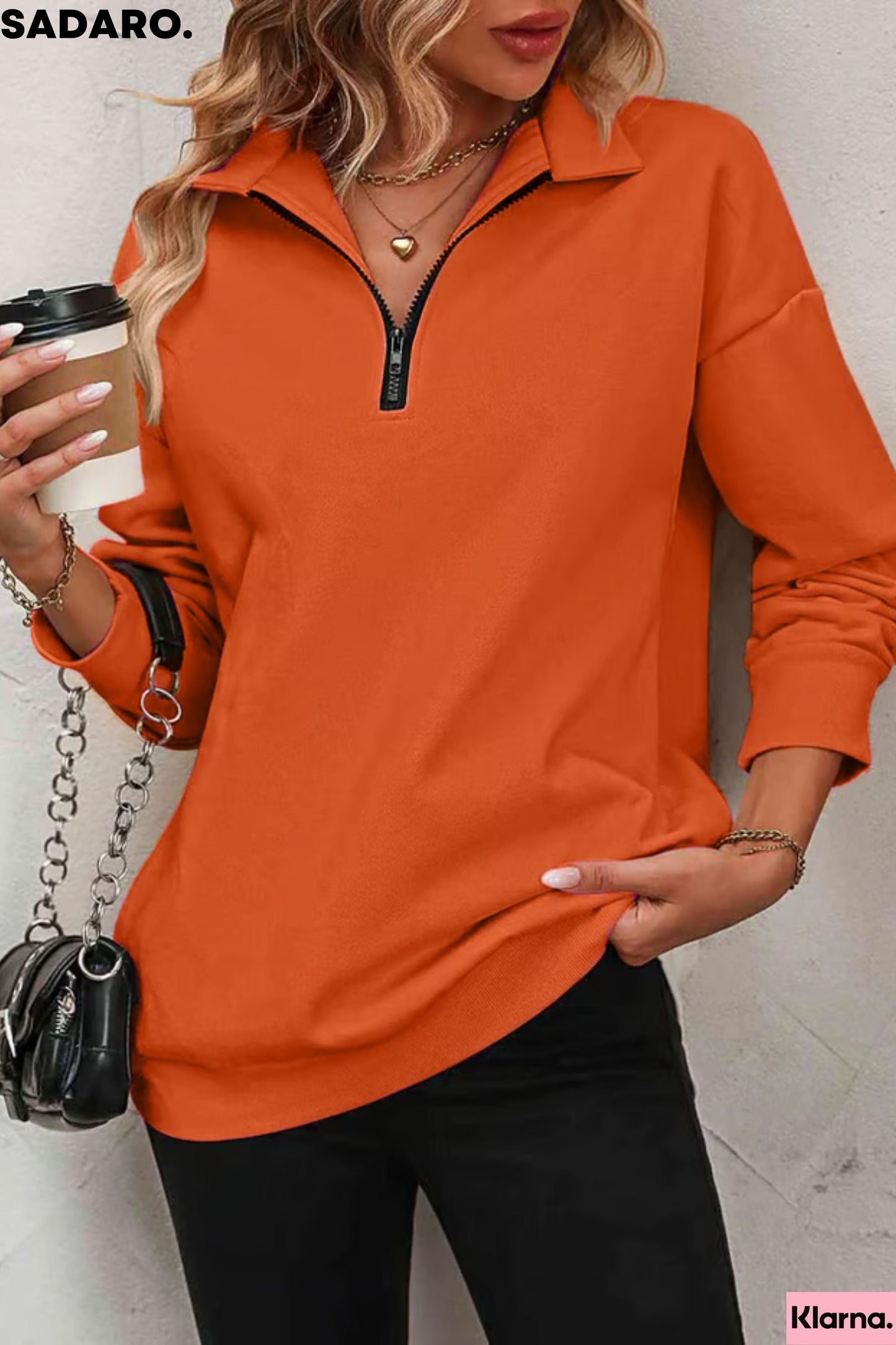 Hanna | Sweatshirt mit Reißverschluss