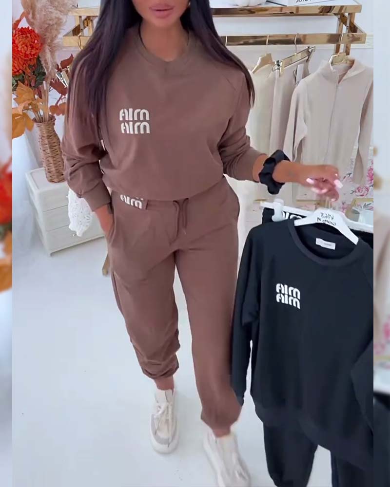 Arlette | modisches Zweiteiler-Set mit Sweatshirt und Hose.