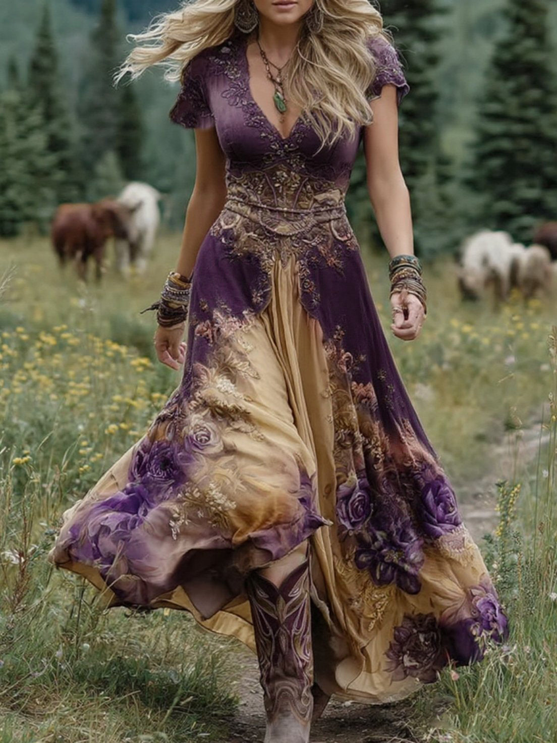 Anne™ | Zeitloses Elegantes Maxikleid für besondere Anlässe