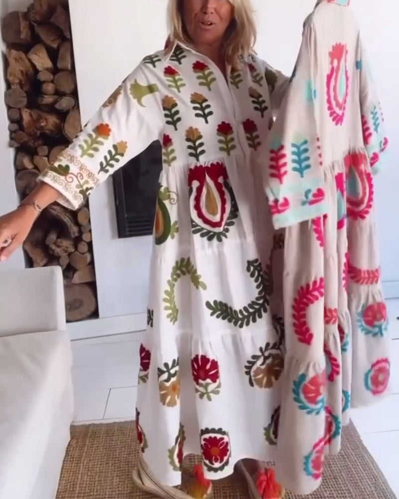 Zia | Kleid mit floralem Grafikdruck