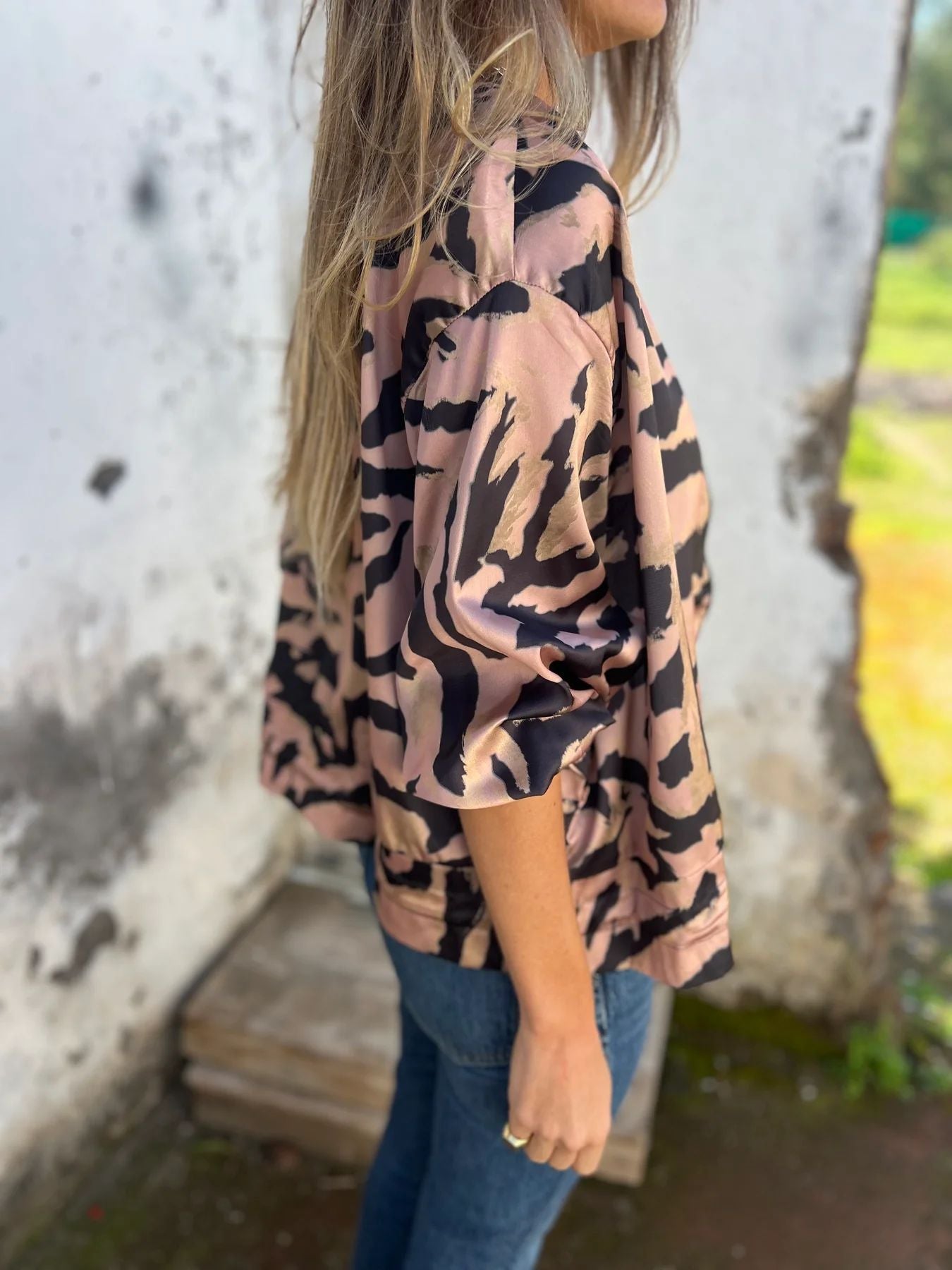 Zdenka | Damen-Bomberjacke mit Print