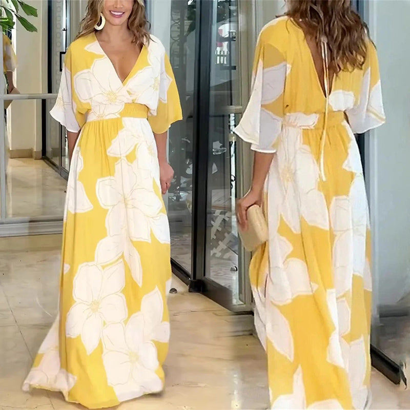 Ophel | Fließendes Sommerkleid mit Blumenmuster