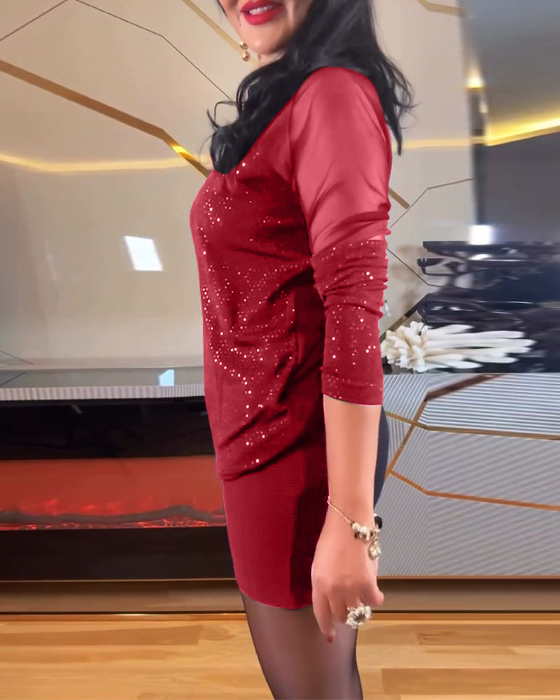 Celery | Elegantes Paillettenkleid