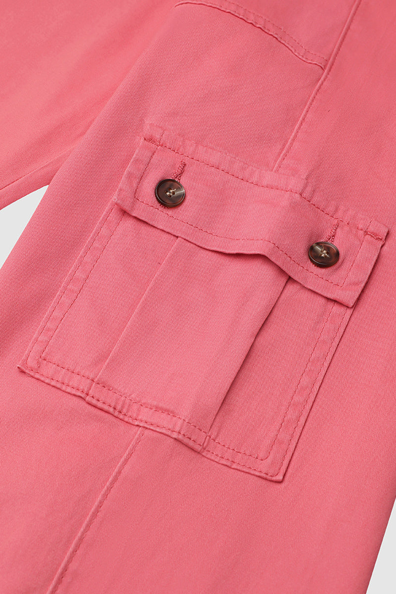 Harper | Lässige Cargohose mit halbhohem Bund und Bundfalten