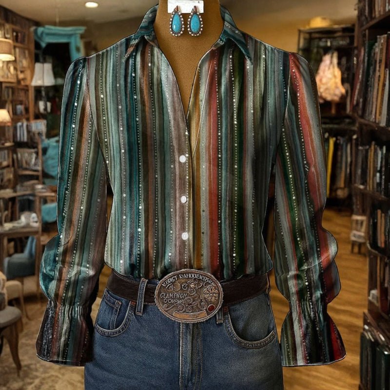 Madison | Lässige Vintage-Bluse für Damen