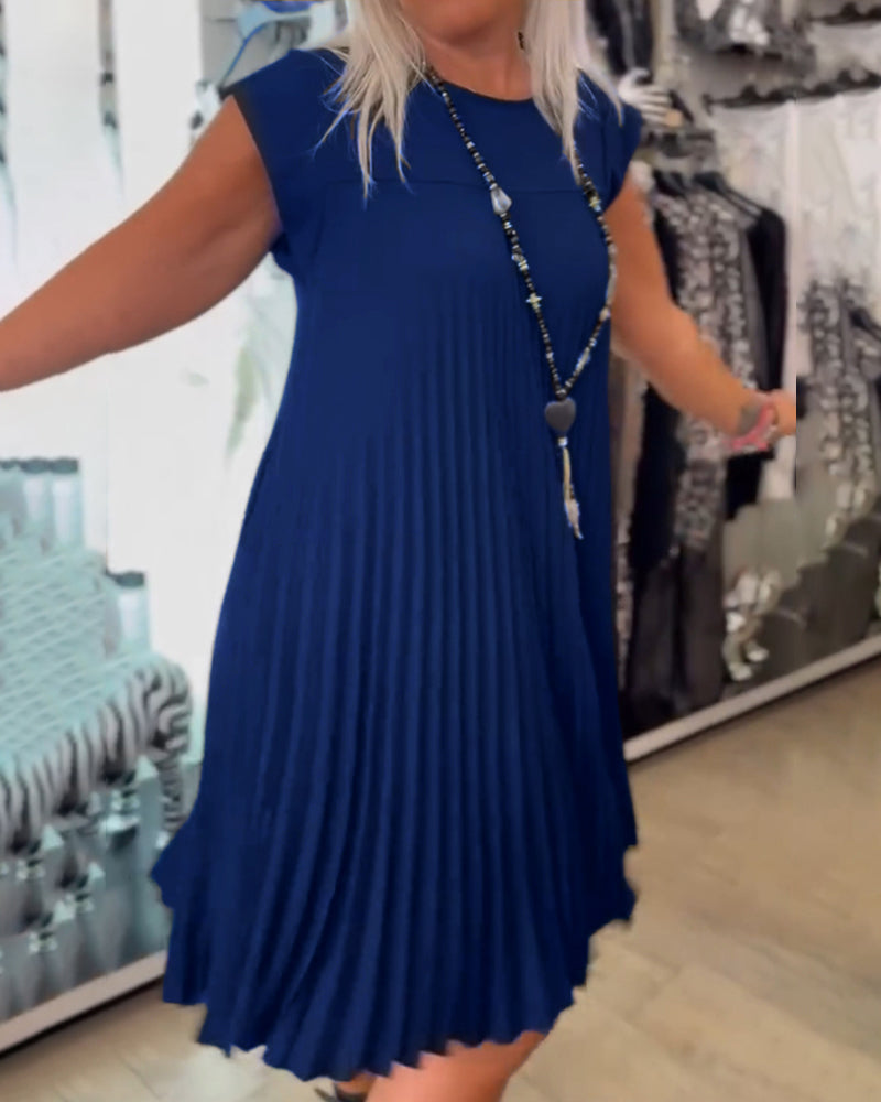 Julissa | Modernes Charme Faltenkleid in A-Linie