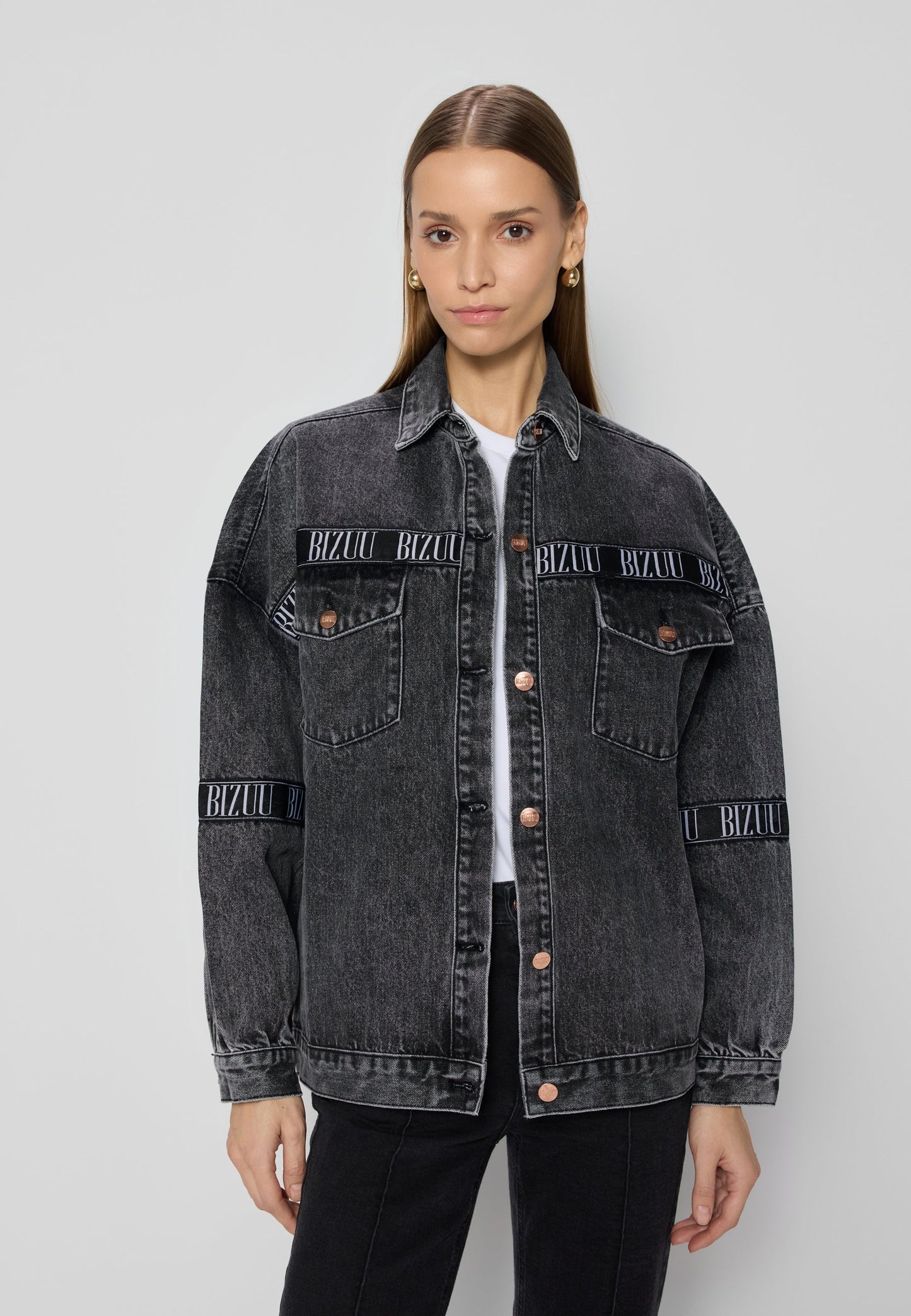 Clare | trendige Oversize-Jeansjacke für jede Gelegenheit