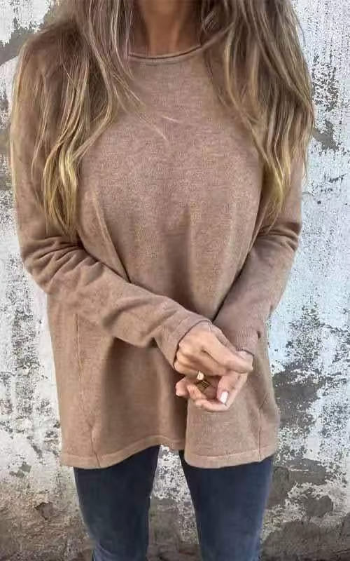 Gia™ | Bequemer Langärmeliger Pullover für Alltag und Freizeit