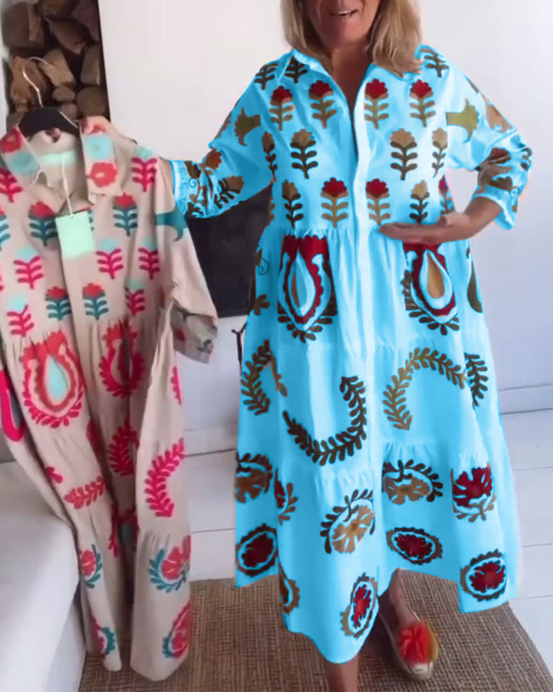 Zia | Kleid mit floralem Grafikdruck