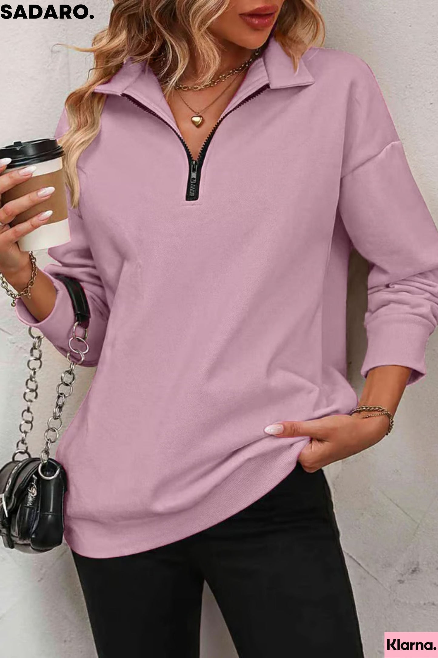 Hanna | Sweatshirt mit Reißverschluss