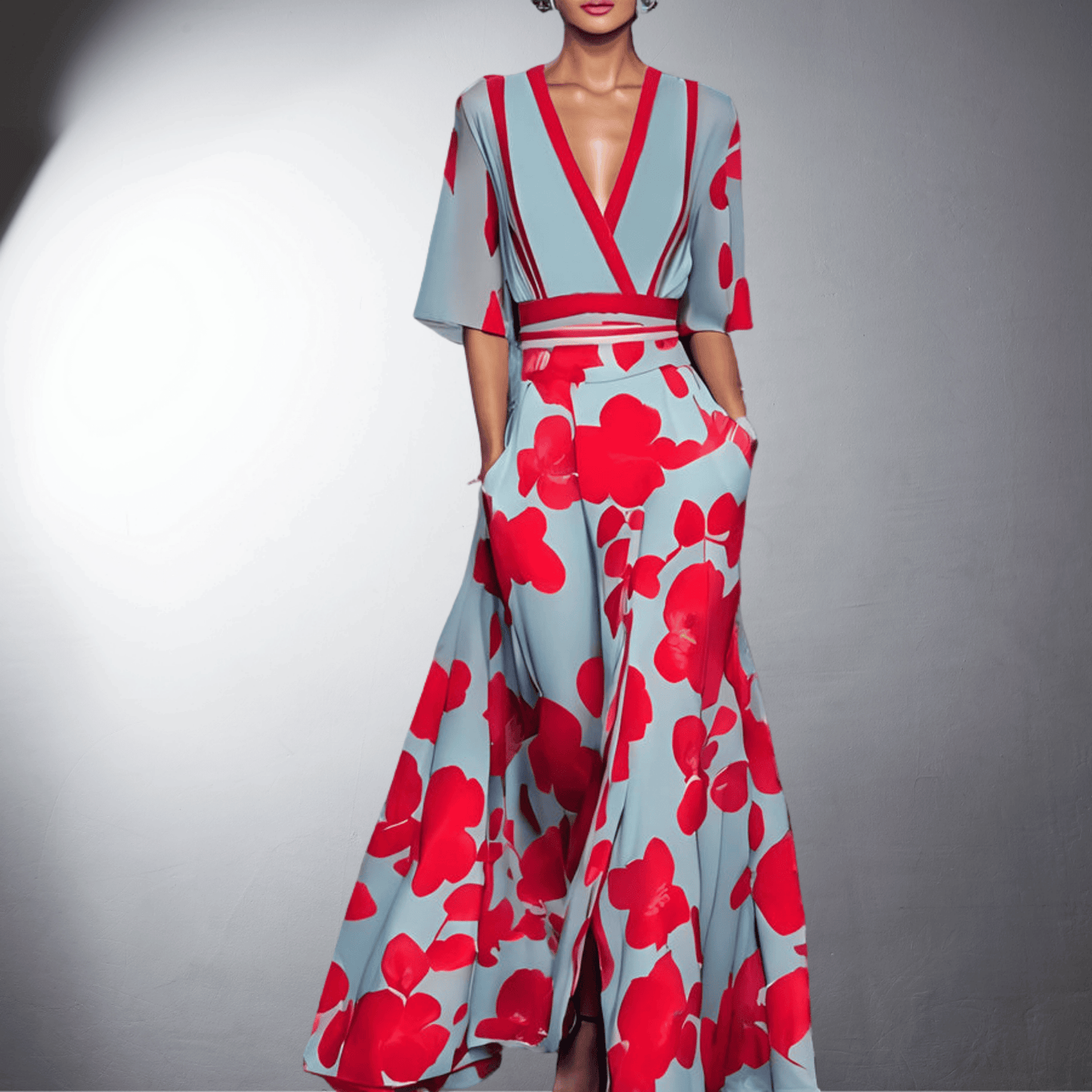 Myrtle | Handgefertigtes Blumen-Eleganzkleid