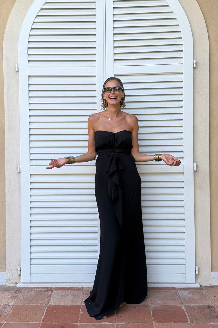 Ivy | femininer Kaftan mit fließendem Stoff und asymmetrischem Schnitt