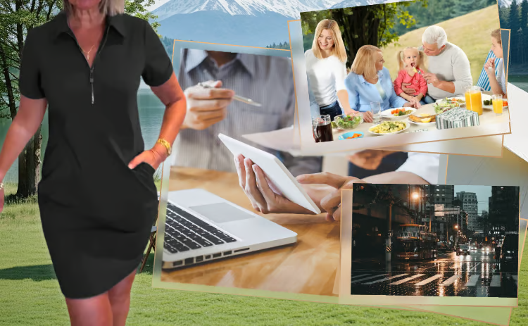 Soleil | modisches Kleid für Alltag und Büro