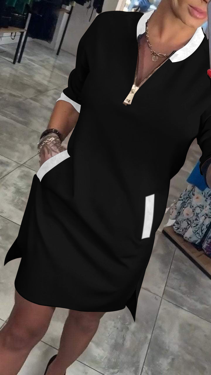 Tema | Modernes Mini-Kleid mit Reißverschluss