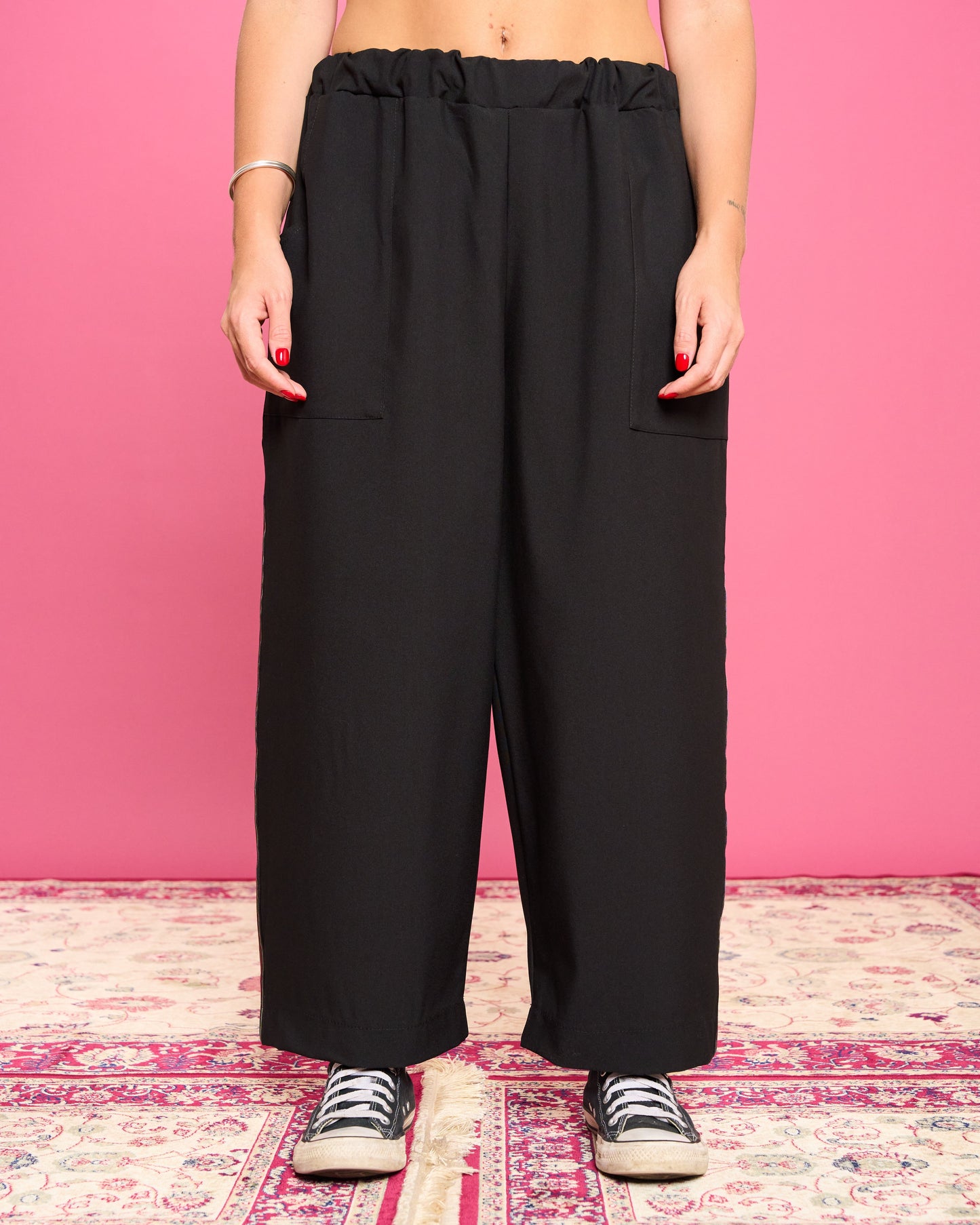 Cathie | Gerade Hose mit Seiteneinsatz