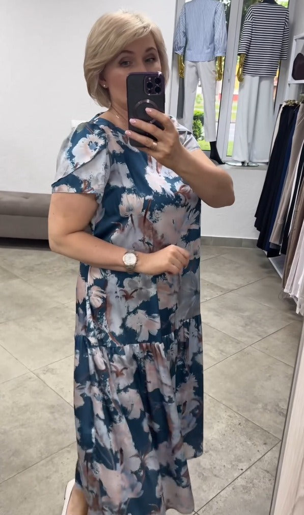 Marilyn™ | Elegantes Sommerkleid mit floralem Muster