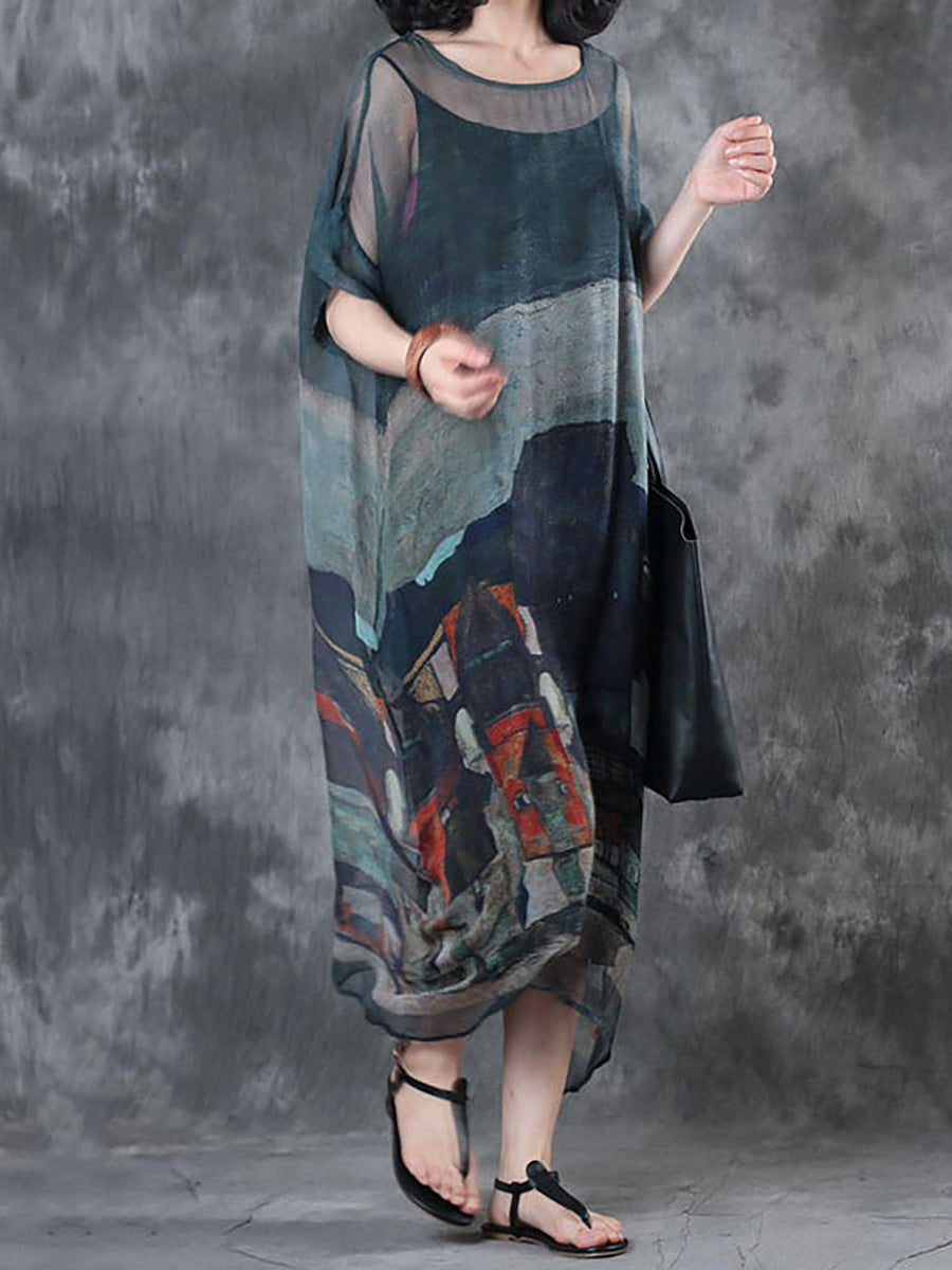 Hanny | Plus-Size Sommerkleid mit Print