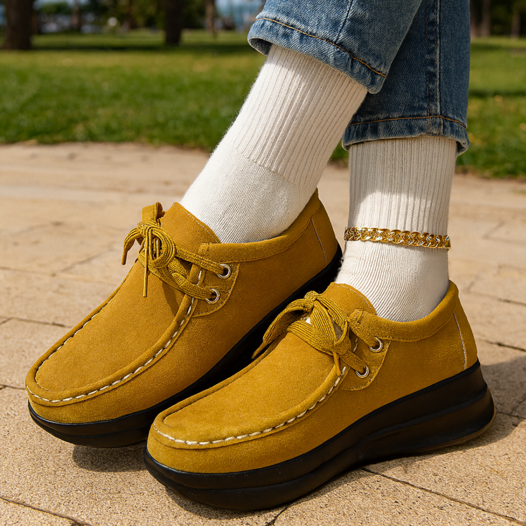 Payle | Wildleder-Schnürschuhe mit rutschfester Sohle