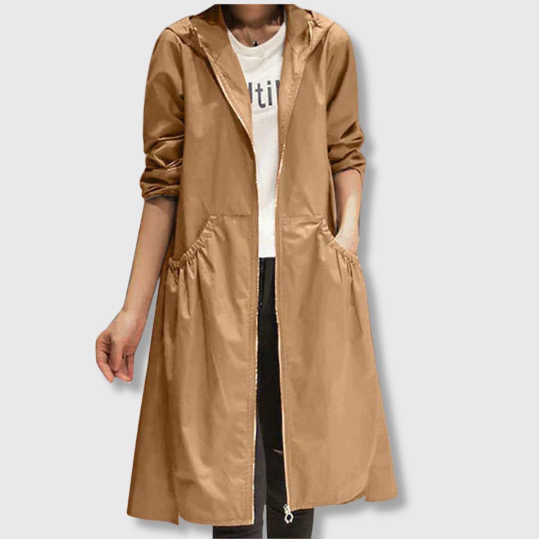 Camila | Damen-Trenchcoat, lang & elegant