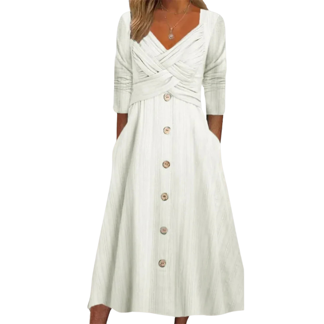 Ingrid | klassisches Kleid mit Bauchbedeckung für besonderen Komfort