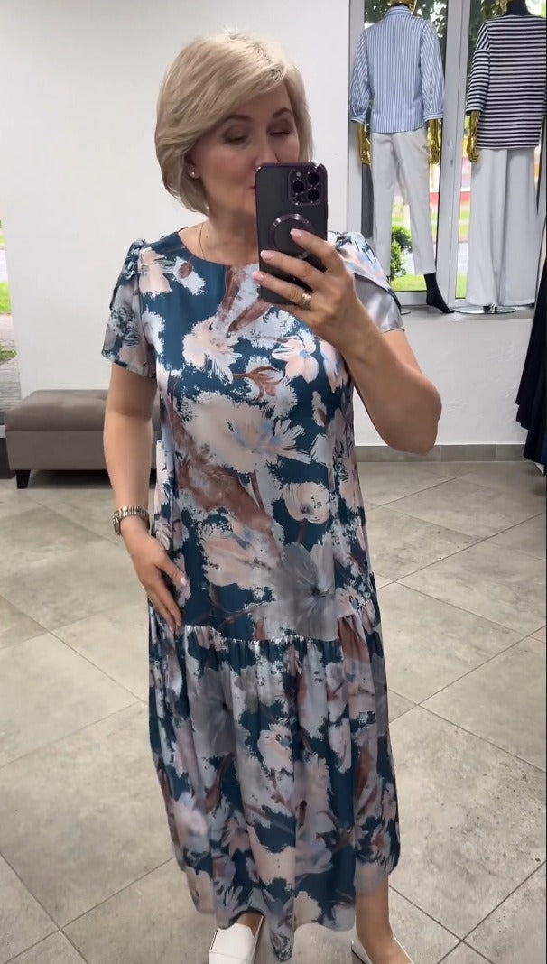 Marilyn™ | Elegantes Sommerkleid mit floralem Muster