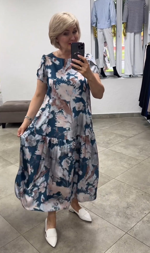 Marilyn™ | Elegantes Sommerkleid mit floralem Muster