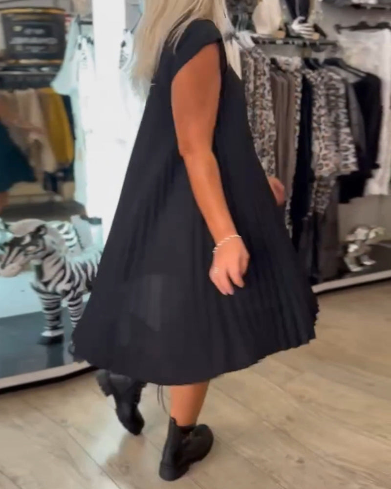 Julissa | Modernes Charme Faltenkleid in A-Linie