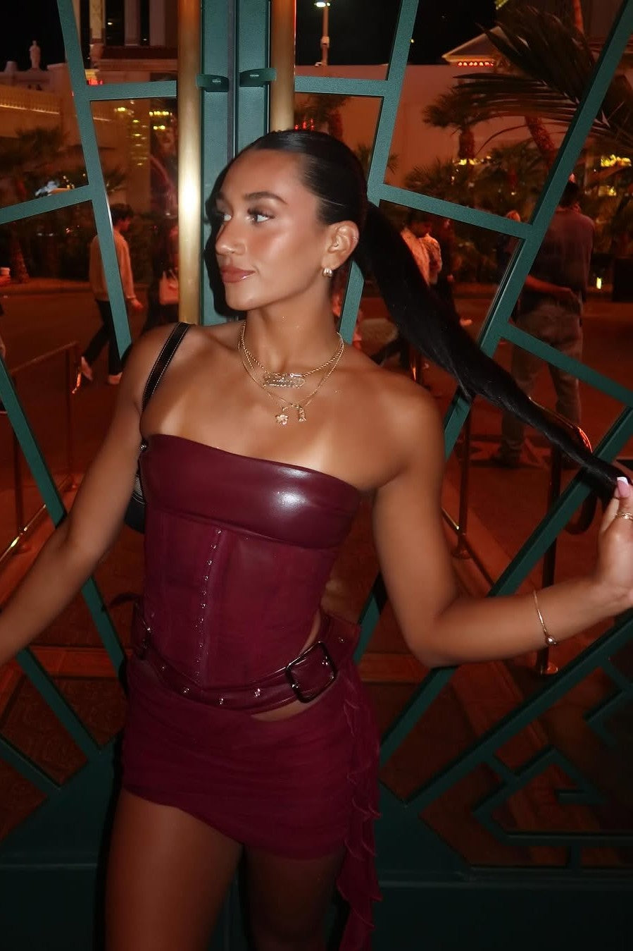 Sylvie | Elegantes trägerloses Minikleid für Damen