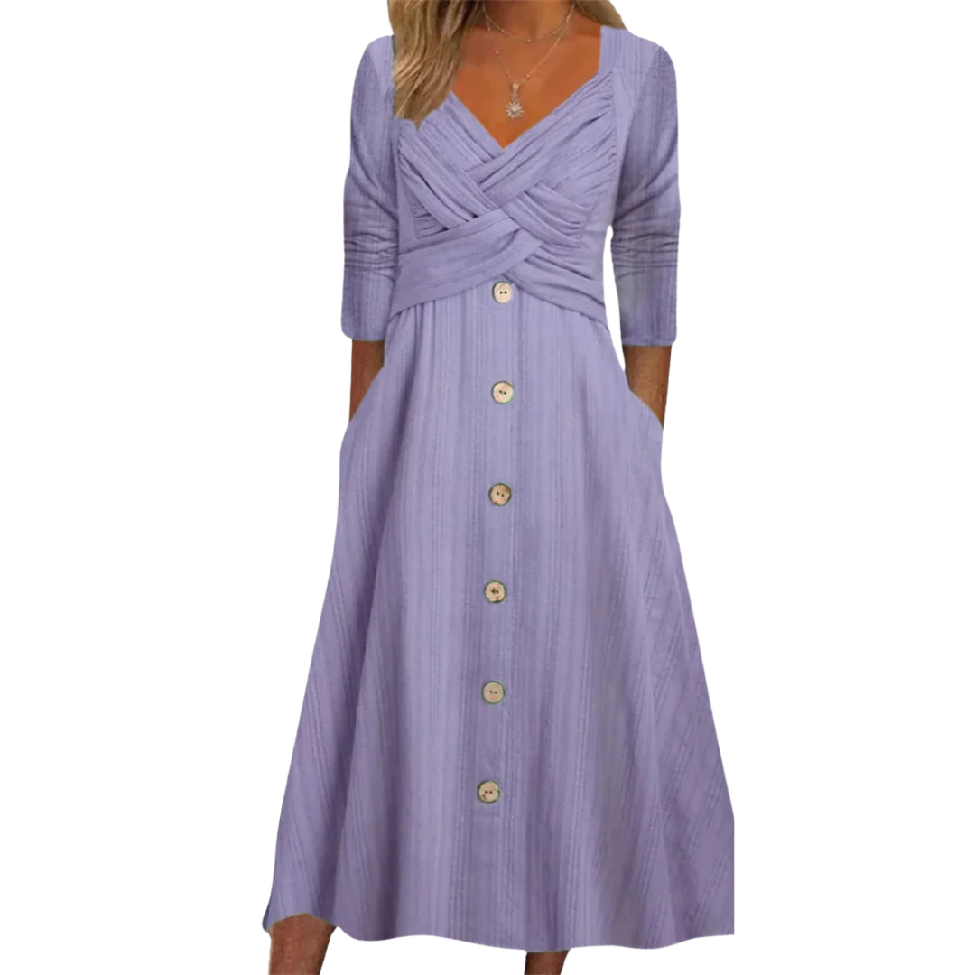 Ingrid | klassisches Kleid mit Bauchbedeckung für besonderen Komfort