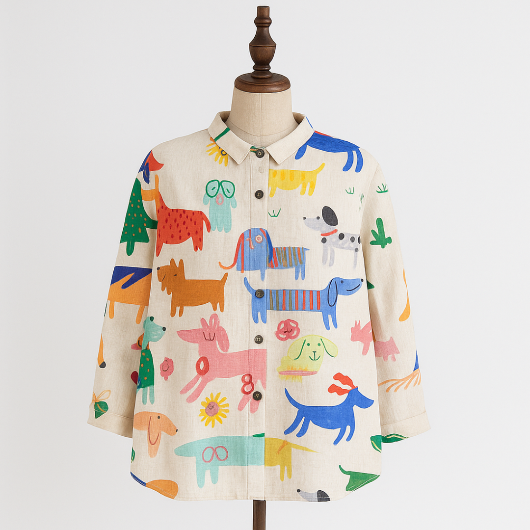 Yuvey | Gemustertes Freizeithemd