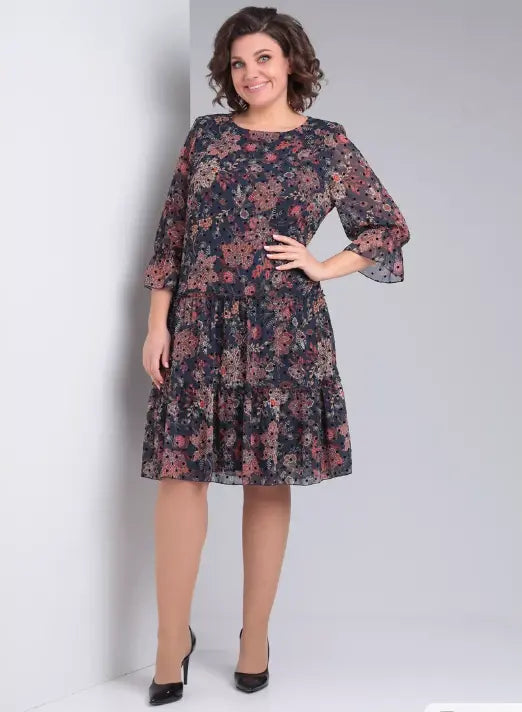 Harlee | luftiges bedrucktes Kleid für sonnige Tage