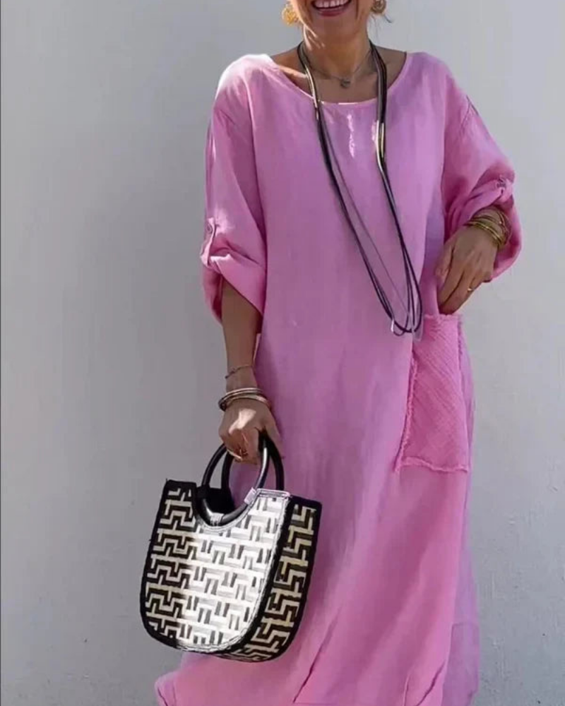 Anselm | Schickes Boho-Kleid aus Baumwolle