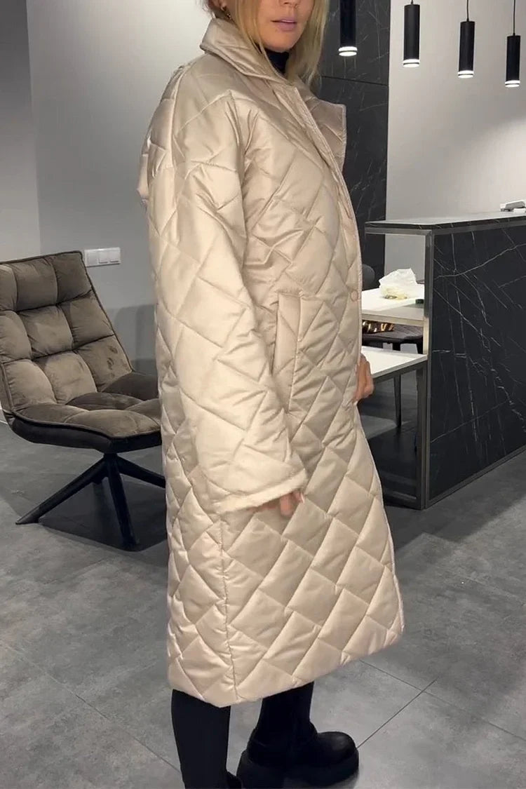 Silke | Damen-Baumwollmantel mit Revers