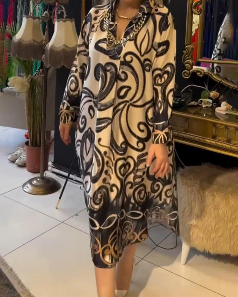 Carmen | Damenkleid, locker & elegant mit Print