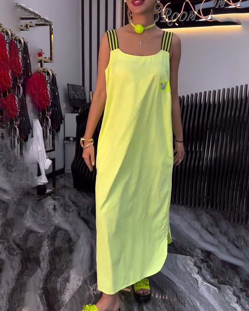 Zuri | Bequemes Kleid mit losem Schnitt und geteilten Trägern