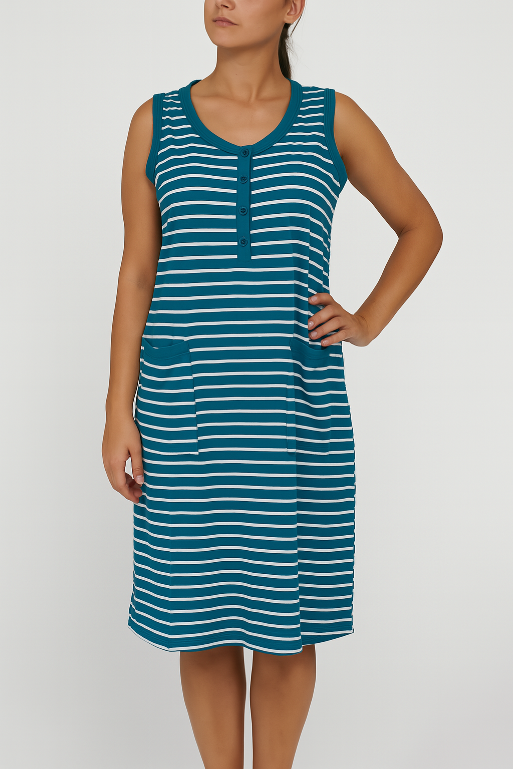 Noris | Hauskleid mit Taschen