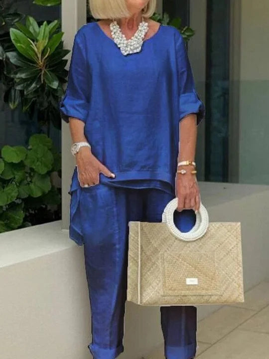 Elaina | Lässiger zweiteiliger Freizeitanzug für Damen