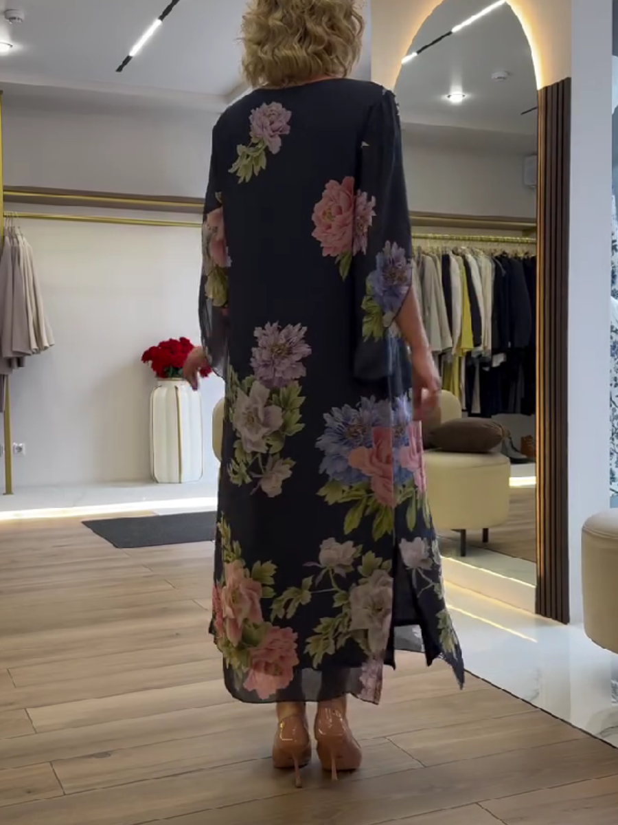 Violy | Maxikleid mit Blumenprint