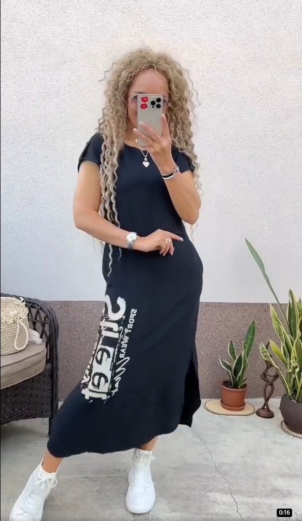 Xyla | modisches Kleid mit Details an den Taschen